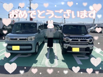 ご納車おめでとうございます♪